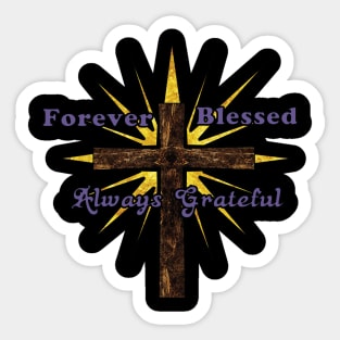 Forever Blessed Thanksgiving Sticker